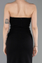 Robe Queue de Poisson Longue Noir ABU6092
