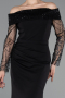 Robe de Soirée Longue Noir ABU6101