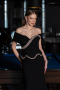 Robe Queue de Poisson Longue Noir ABU6046