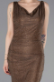 Robe de Soirée Longue Cuivre ABU6105