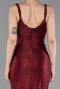 Robe de Soirée Longue Rouge Bordeaux ABU6105