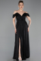 Robe de Soirée Longue Noir ABU6107