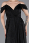 Robe de Soirée Longue Noir ABU6107