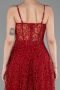 Robe de Soirée Longue Rouge ABU6108