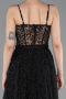 Robe de Soirée Longue Noir ABU6108