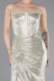 Robe de Soirée Longue Menthe ABU6111