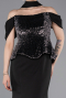 Robe de Soirée Longue Noir ABU6094