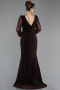 Robe De Soirée Longue Brun ABU3008