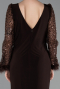 Robe De Soirée Longue Brun ABU3008