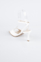 Chaussure de soirée Cuir Verni Blanc AB2113
