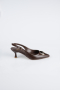 Stiletto Cuir Brun ABD2108