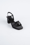 Chaussure de soirée Satin Noir ABS2114