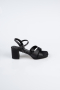 Chaussure de soirée Satin Noir ABS2114