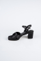 Chaussure de soirée Satin Noir ABS2114