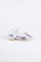 Chaussure D’enfant Peau Argent HR1031