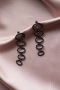 Boucle D'Oreille Noir UK569