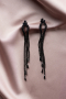 Boucle d'Oreille Noir UKP1188