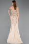Robe De Fiançailles Grande Taille Longue Or ABU6132
