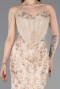 Robe De Fiançailles Grande Taille Longue Or ABU6132