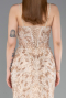 Robe De Fiançailles Grande Taille Longue Or ABU6132