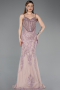 Robe De Fiançailles Grande Taille Longue Lavande ABU6132