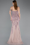 Robe De Fiançailles Grande Taille Longue Lavande ABU6132