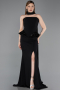 Robe de Soirée Longue Noir ABU6120