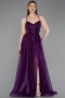 Robe de Soirée Longue Violet ABU6123