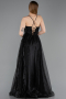 Robe de Soirée Longue Noir ABU6123