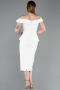 Tenue de Soirée Midi Blanc ABK2615