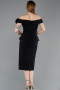 Tenue de Soirée Midi Noir ABK2615