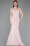 Robe De Soirée Longue Poudre ABU5568