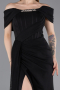 Robe de Soirée Longue Noir ABU6126