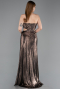 Robe de Soirée Longue Brun ABU6127