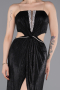 Robe de Soirée Longue Noir ABU6127