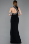 Robe Queue de Poisson Longue Noir ABU6128