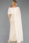 Robe De Soirée Grande Taille Perlé Longue Or ABU5819