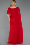 Robe De Soirée Grande Taille Perlé Longue Rouge ABU5819