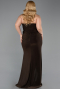 Robe De Soirée Grande Taille Longue Brun ABU6097