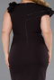 Robe De Invitation Grande Taille Midi Brun ABK2618