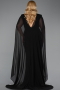 Robe de Soirée Grande Taille Longue Noir ABU5955
