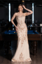 Robe Haute Couture Longue Or ABU6116