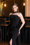 Robe de Soirée Longue Noir ABU6120