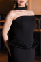 Robe de Soirée Longue Noir ABU6120