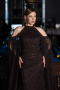 Robe de Soirée Longue Perlé Brun ABU6117
