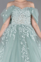Robes De Soirée Grande Taille Longue Menthe ABU3623