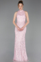 Robe De Soirée Longue Poudre ABU4791