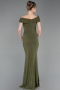 Robe de Soirée Longue Kaki ABU6151