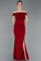 Robe de Soirée Longue Rouge ABU6151
