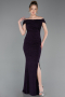 Robe de Soirée Longue Violet ABU6151